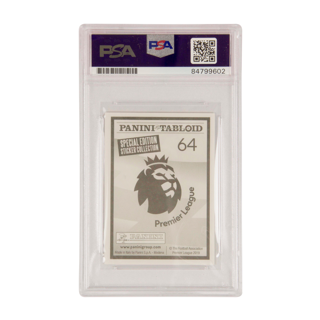 Bukayo Saka Signed 2019 Panini Tabloid Rookie Sticker #64 – PSA AUTHENTIC